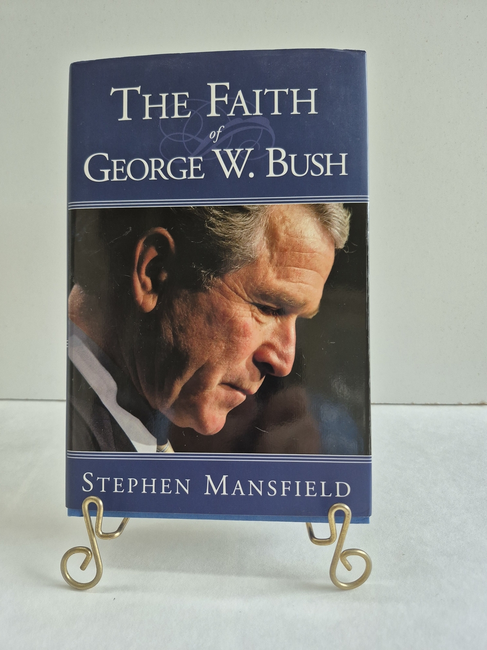 Reading -  Book The Faith of George W. Bush - Blue Hardcover